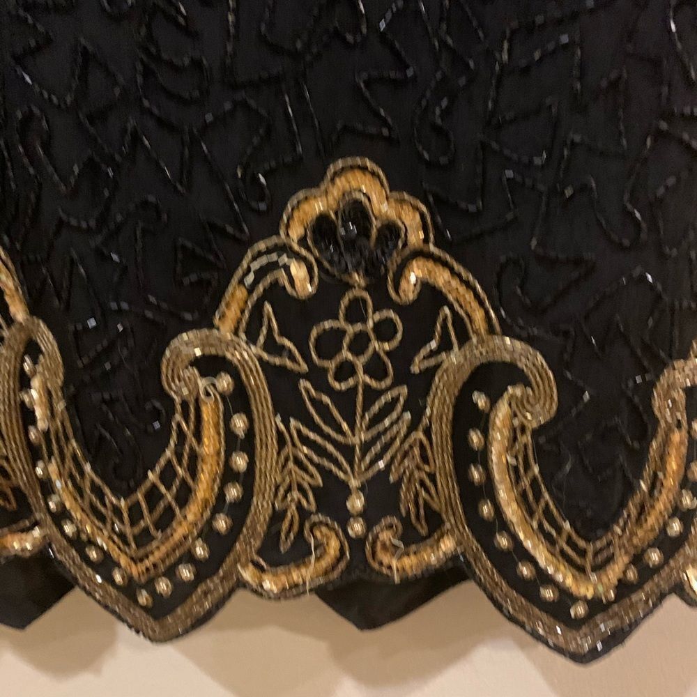 Vintage LAURENCE KAZAR LSequin Beaded Blouse - Picture 9 of 12
